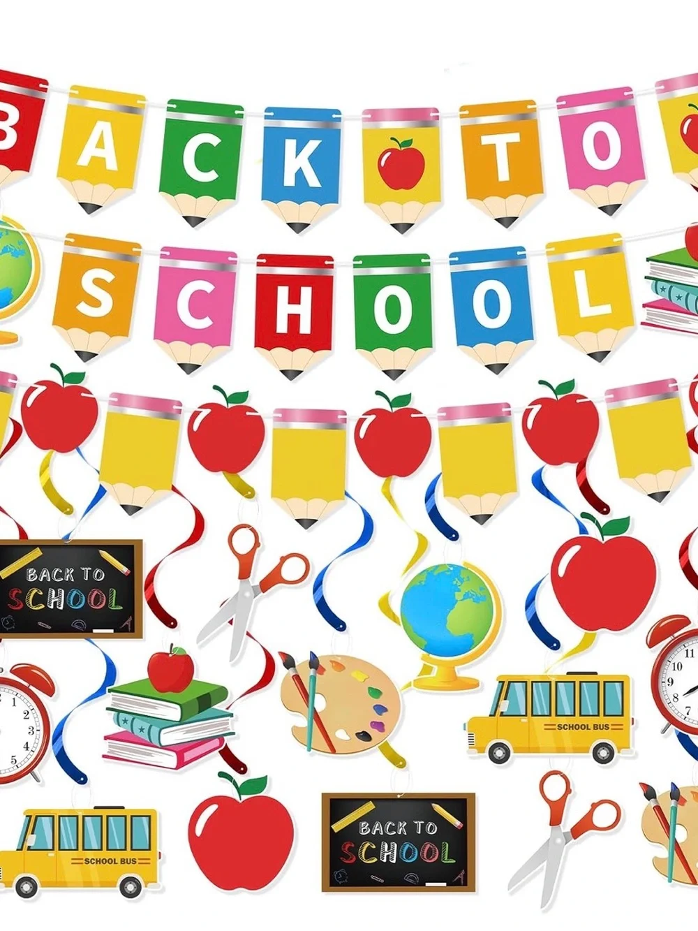 Back to School Decorations NO-DIY Reusable Back to School Banner